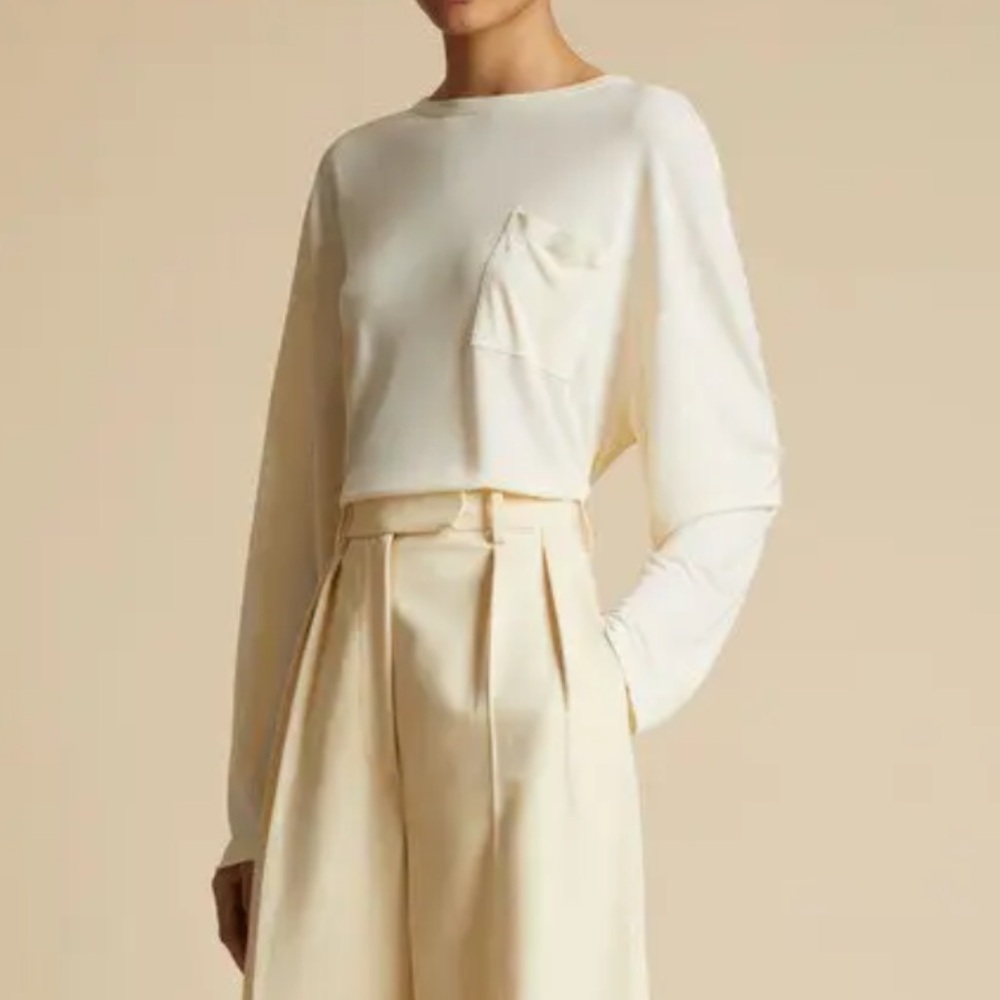 Khaite Imogen long sleeve top NWOT